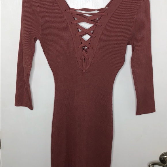 Bandage style midi dress - Picture 2 of 3